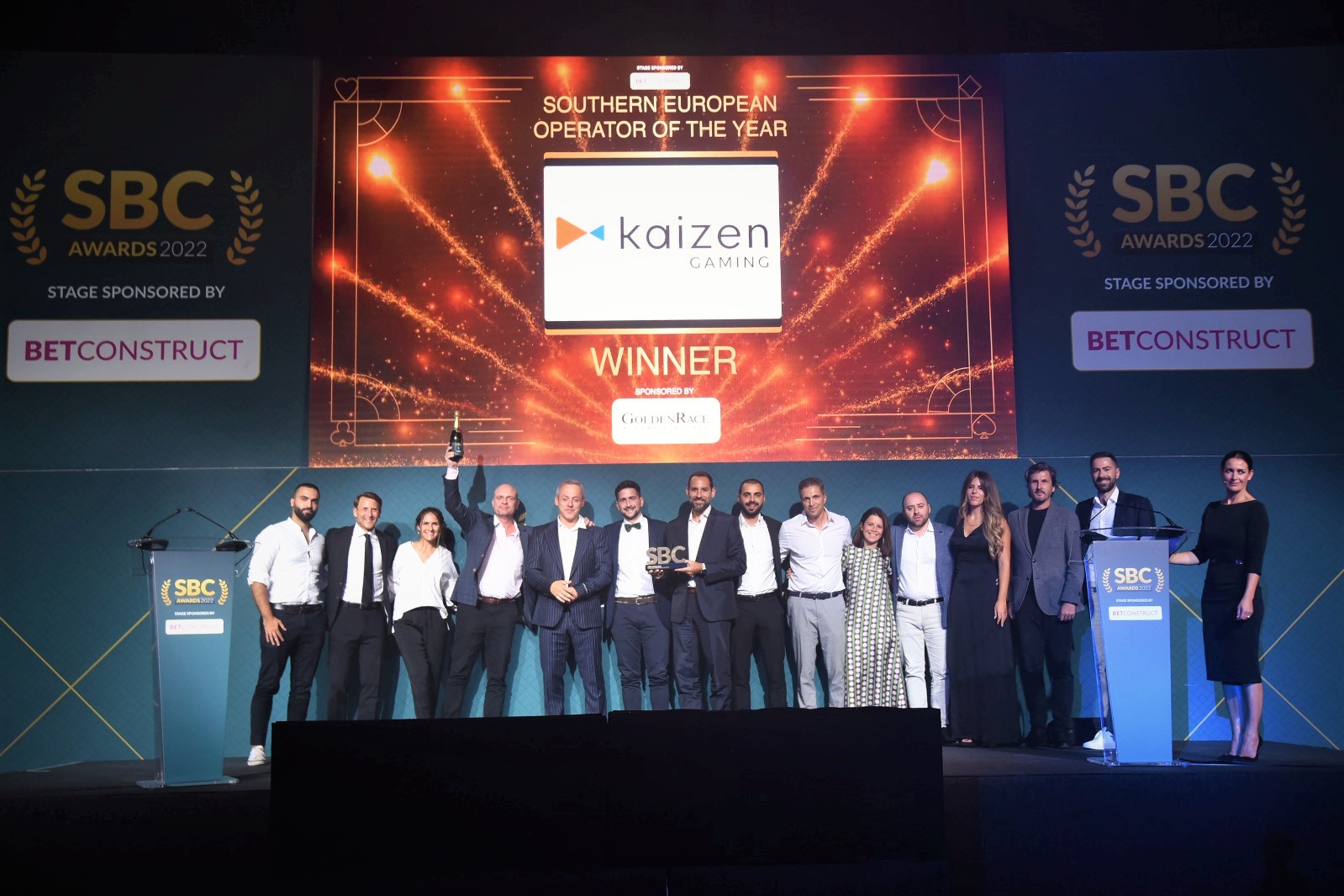 Kaizen Gaming: «Εταιρεία της χρονιάς για τη Νότια Ευρώπη» στα διεθνή βραβεία SBC Awards